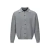 Cardigan Suéter Casaco de Tricô Japonês Neutro de Gola Lapela Silhueta Outono e Inverno para Homens e Mulheres Cardigan Suéter Solto Silhueta Cityboy Roupa de Fora