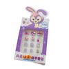 Pegatinas Personalizadas de Uñas Sanrio para Niños con Pedrería, Pegatinas de Arte de Uñas de Dibujos Animados My Melody para Niña, Pegatinas de Uñas Kuromi