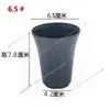Vaso Wanxiang Engrossado Cintura Alta Redondo Preto Branco Varanda Proteção Solar Vaso para Suculentas Vaso de Flores Resina Respirável Não Deforma Facilmente