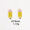 [Original] Temporada de Regreso a Clases: Mochilas Escolares, Reglas, Materiales de Aprendizaje, Accesorios de Aleación con Goteo de Aceite, Collares, Pendientes, Colgantes