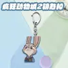 Chaveiro Zootopia Nick e Judy Acrílico Dupla Face Alta Qualidade Fofo Pingente de Mochila Presente Mercadoria