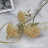 Venta al por mayor de fábrica simulación 3 cabezas hortensia de madera flor Bola de cebolla Fila Salón de Bodas Hogar Hotel decoración estudio fotografía adornos