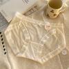Ropa interior de seda de hielo pura para mujer, cintura 7A, entrepierna de algodón antibacteriano, encaje, calzoncillos sexys para mujer al por mayor