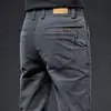Pantalones Casuales Nuevos para Hombre Otoño 2026 Hong Kong, Rectos Holgados de Negocios de Alta Gama, Pantalones Elásticos para Hombre de Primavera y Otoño