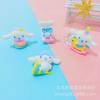 Xq254 Chaveiro de Boneco 3D de Borracha Macia para Chave de Carro Série Cinnamoroll Pingente Presente Pingente de Desenho Animado