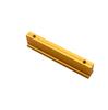 Tirador de puerta de armario de ropa de perfil de aluminio minimalista moderno, tirador negro dorado, herrajes para muebles, accesorios, tirador de cajón