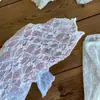 INS Leggings Finos de Verão para Bebês, Cor Sólida, Exclusivos com Renda Vazada para Meninas