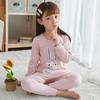 Conjunto de Ropa Interior para Niños Algodón para Niños y Niñas Suéter de Algodón Otoño e Invierno Pijama Algodón Ropa y Pantalones de Otoño para Bebé Ropa para el Hogar
