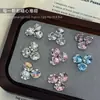 Acessórios para Nail Art, Pedras Strass Coloridas, Produtos Acabados em Formato de Ovo de Pombo, Quadrados e Ovais K9 Populares de Luxo para Decoração de Unhas, Atacado Profissional