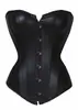 Promoção Quente Palácio Preto couro fivela de aço espartilho modelador sexy lingerie sexy pronta entrega M7081