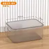 Caja de almacenamiento transparente caja de almacenamiento para juguetes y refrigerios para el hogar caja organizadora de ropa cesta de almacenamiento rectangular con tapa caja de almacenamiento