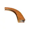 El fabricante personaliza procesos de tubos cuadrados de arco de forma especial para techos decorativos de restaurantes y salas de exposición, rejillas de aluminio y techos suspendidos de tubos cuadrados de aluminio curvos