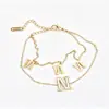 Pulsera popular de titanio y acero estilo ins, moderna, versátil, corazón, mariposa, estrella, geométrica, de acero inoxidable, joyería para la mano