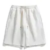 Shorts Masculino de Verão Moda Jovem Solto Confortável Tendência Estilo Coreano Cor Sólida Versátil Shorts Esportivos