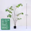 Planta artificial colgante de flor personalizada, árbol banyan de piedra de agua en maceta para sala de estar interior, planta verde grande para habitación modelo de casa de huéspedes, árbol artificial de decoración suave y paisajismo