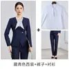 Conjunto de Traje Profesional Gris para Mujer Otoño 2026 para Departamento de Ventas y Recepcionistas de Hotel