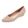 Novos Sapatos de Mãe com Bico Fino e Boca Rasa Moda Celebridade da Internet Sandálias Femininas Elegantes Simples Confortáveis Salto Plataforma Sapatos para Uso Externo