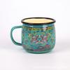 Envío Directo en Stock Taza de Boca de Flamenco de Esmalte Blanco Negro Soporte de Boca Taza para Estudiante Taza de Gran Vientre