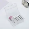 Cabeça de polimento de unha de cerâmica de alta qualidade para remover esmalte, esfoliar a pele morta e modelar as unhas, uma ferramenta funcional de polimento de unha montada na frente
