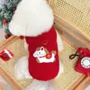 Ropa Festiva de Felpa Gruesa Nueva de Invierno para Mascotas Perros y Gatos, Arnés Chaleco Teddy Bichon