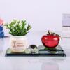 Enfeites de carro auspiciosos frutas personalidade criativa masculina e feminina produtos de baunilha incenso planta decoração vaso porta-perfume de carro