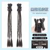 Kony Clip para Peluca Trenzas Boxeadoras Cola de Caballo Milenio Chica Popular Trenzada Clip en Cola de Caballo Peluca para Mujeres Estilo Realista