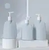 Loción para el Cuidado de Pies Spot 300ml Botella con Bomba 400/500ml Botella Plana para Gel de Ducha Botella Vacía para Champú Venta al por Mayor