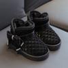 Botas de Nieve para Niños 2025 Invierno Nuevo Estilo Niñas Suela Blanda Antideslizante Forradas de Felpa Botas de Algodón para Niños y Niñas Zapatos de Algodón
