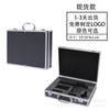 Patrón de diamante negro tela ABS modelo EVA caja de aluminio asa portátil caja de aluminio vitrina maleta caja de aluminio