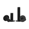 En Stock Acero al Carbono Negro Grado 10.9 Tornillos de Cabeza Hexagonal Delgada M2-M6 Tornillos de Cabeza Plana Grande de Hexágono Interior