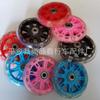 Rueda flash de PVC rueda auxiliar para bicicleta infantil rueda de equilibrio patinete rana rueda luminosa con rodamiento
