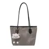 Bolso Casual de Gran Capacidad Nueva Moda 2025 Otoño Elegante Bolso de Hombro con Bloques de Color Bolso Tote Sencillo para el Trabajo
