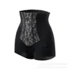 Calça de jacquard com renda de cintura alta, que levanta o bumbum e afina a barriga, pós-parto, respirável, confortável, sem costura, toque nude, antibacteriana, modeladora, atacado