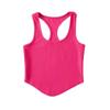 Chaleco pequeño sin mangas en forma de I, nuevo de verano, para chica sexy, cintura alta, corto, umbilical, curvado, combina con todo, color sólido, parte inferior.