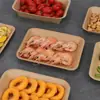 Pratos descartáveis, bandejas de papel, bandejas para piquenique e churrasco, bandejas para espetinhos, recipientes de comida em formato de pássaro, travessas, louças para viagem, recipientes para frutas