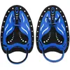 Pás para Natação de Raia, Pás de Mão com Borda Macia de TPE e Tiras de Silicone Ajustáveis, Equipamento Ergonômico para Treinamento de Natação para Melhorar a Técnica, Força e Velocidade da Braçada (Crianças e Adultos)