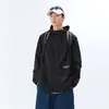 Traje Unisex con Capucha Protector Solar Verano Holgado Talla Grande Adolescente Exterior Montaña Moda Chaqueta Versátil
