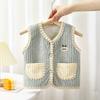 Chaleco para Niños Otoño e Invierno Terciopelo Acolchado Grueso Dibujos Animados Chaleco para Bebé Niños y Niñas Estilo Coreano Chaqueta Cardigan Ropa para Niños