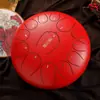 Tambor etéreo de clase D de la marca Huashu, tambor de loto de acero al carbono, 13 tonos, 12 pulgadas, color etéreo, tambor de disco, tambor de lengüeta de acero, percusión