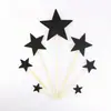 Bandera de Amor Estrellas Felices con Purpurina Día de San Valentín Hermosa Romántica Propuesta Decoración para Pastel de Cumpleaños Tarjeta