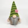Regalo del Día de San Patricio Muñeco de Primavera Verde Adornos Manualidades de Tela del Día de San Patricio Adornos Navideños Hechos a Mano
