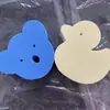 Algodão de banho PVA com desenho de animal para esfregar o corpo, algodão de espuma PVA absorvente, esponja de limpeza para bebê