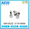 AKW Angke MR105ZZ L-1050ZZ 5*10 * 4MM rodamiento de alta velocidad resistente a la temperatura para máquina rectificadora de motor