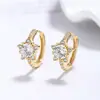 Pendientes de Zirconia con Forma de Estrella de Cinco Puntas Joyería para Orejas de Lujo Ligero Gama Alta para Mujer Tachuelas de Estrella de Plata de Ley 925 Accesorios de Nicho Regalo de Cumpleaños