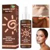 Gotas Negras Sabor Sandía Transfronterizas Ayuda a Oscurecer y Solidificar Piel Trigueña Bronceada Esencia para Bronceado Solar