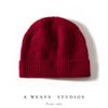 Gorro de cachemira para niños 100% cachemira pura otoño e invierno nuevo tejido grueso de tres hebras de cinco agujas gorro cálido outlet de fábrica