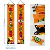 Coplas de Halloween Transfronterizas al por Mayor Amazon Fiesta Navideña Carnaval Decoraciones de Atmósfera de Terror Banderas Colgantes Personalización