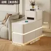 Mesa Auxiliar de Esquina para Sofá 2025, Muebles para el Hogar de Sala de Estar para Espacios Pequeños, Gabinete de Almacenamiento de Lujo Ligero de Gama Alta, Mesa Auxiliar Popular de Nicho