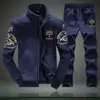 Traje transfronterizo 2023 para hombre, primavera y otoño, nuevo estilo coreano, sudadera, traje deportivo informal para hombre, manga larga, dos piezas, Amazon