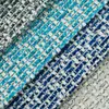 Tejido de Chenilla Teñido en Hilo 100% Poliéster 510g para Sofá Todas las Estaciones, Tejido Decorativo Imitación Lino, Tejido para Cojines, Tejido para Almohadas, Tejido para Tapicería